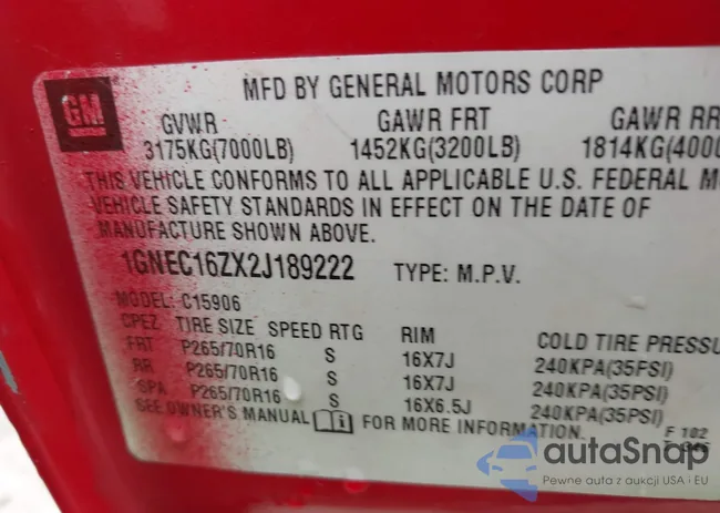 1GNEC16ZX2J189222: 42995777