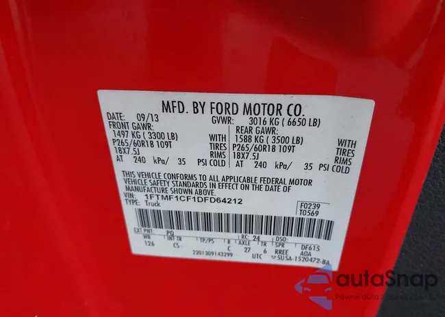 1FTMF1CF1DFD64212: 42995152