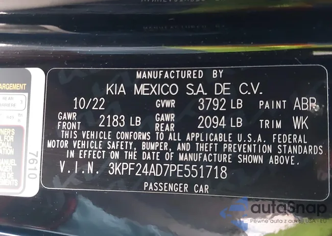 3KPF24AD7PE551718: 42996351