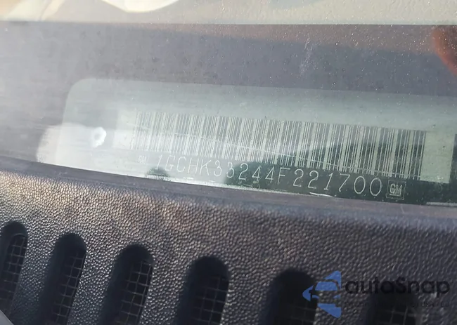 1GCHK33244F221700: 42996427