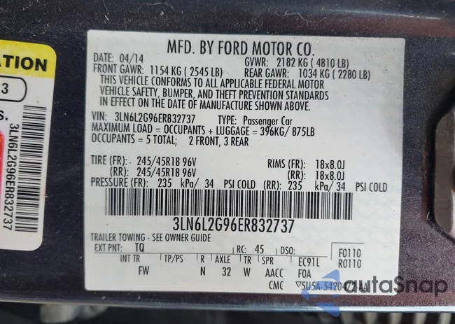 3LN6L2G96ER832737: 42996460