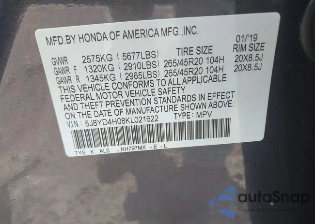 5J8YD4H08KL021622: 42996535