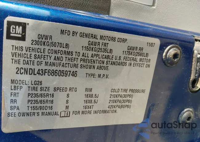 2CNDL43F686059746: 42996718