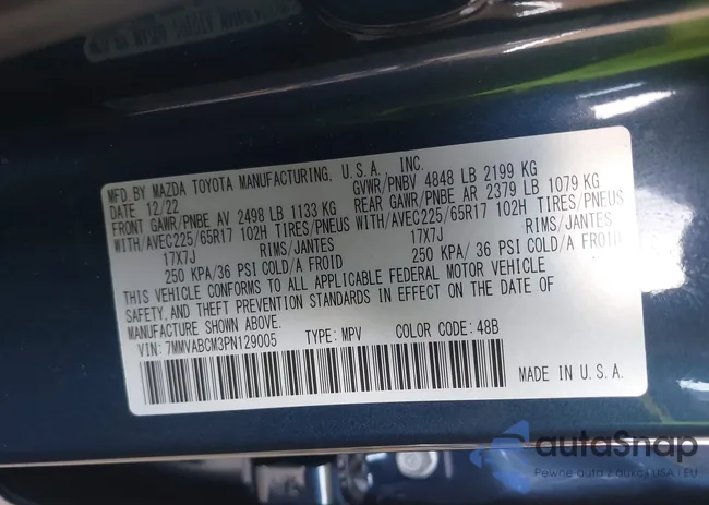 7MMVABCM3PN129005: 42996790