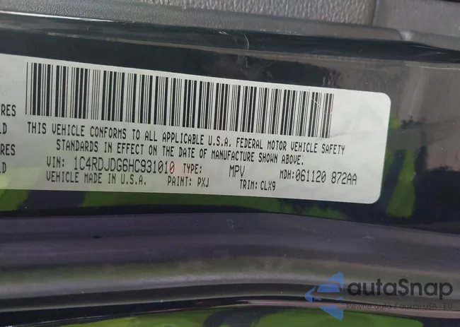 1C4RDJDG6HC931010: 42995965