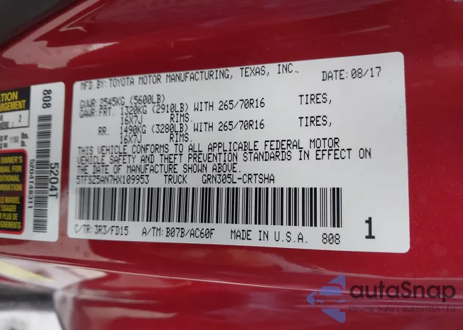 5TFSZ5AN7HX109953: 42996094