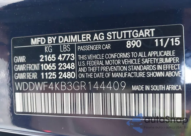 WDDWF4KB3GR144409: 42996217