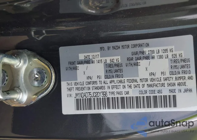 JM1NDAD75J0201398: 42997450