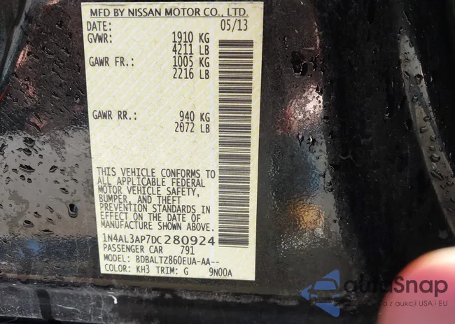 1N4AL3AP7DC280924: 42997564