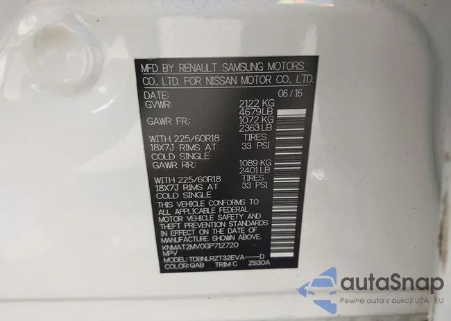 KNMAT2MV0GP712720: 42997703