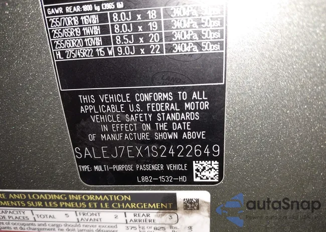 SALEJ7EX1S2422649: 42997755