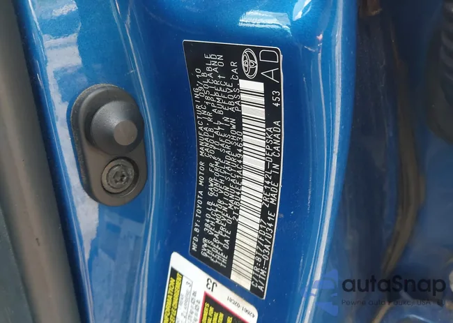 2T1BU4EE1AC494630: 42996969