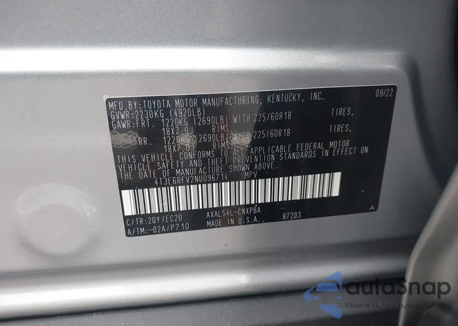 4T3E6RFV2NU096714: 42997048