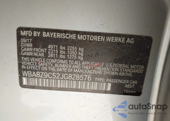 WBA8Z9C52JG828576: 42997059