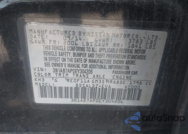 3N1AB7AP0EY304206: 42997103