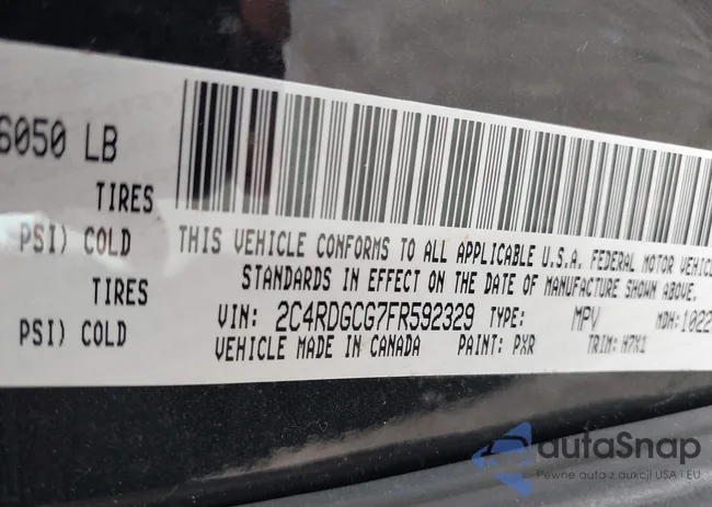 2C4RDGCG7FR592329: 42998341