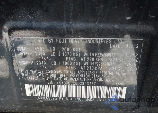 4S4BRBCC6D3303767: 42998365