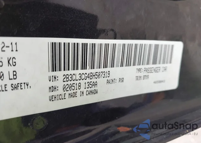 2B3CL3CG4BH507319: 42998125