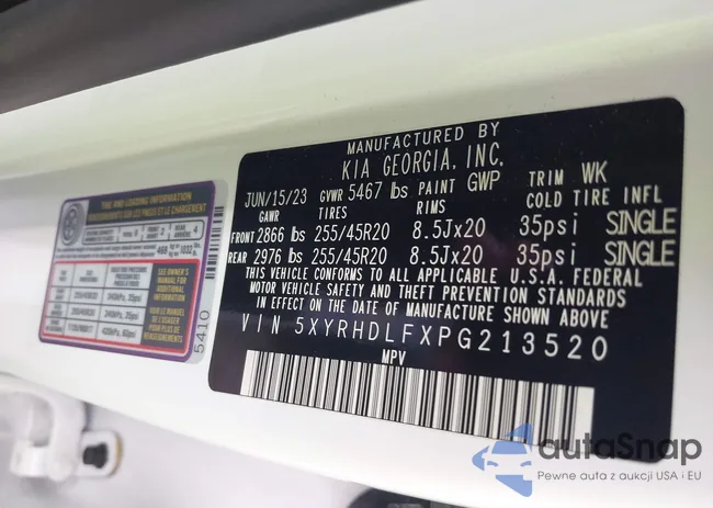 5XYRHDLFXPG213520: 42999476