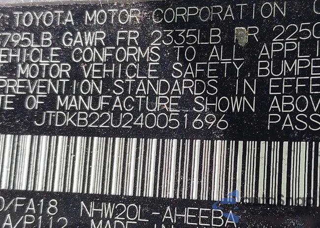 JTDKB22U240051696: 42999588