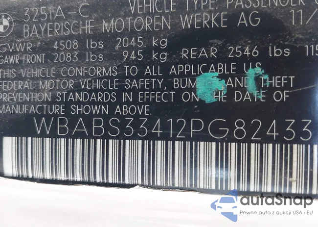 WBABS33412PG82433: 42999630