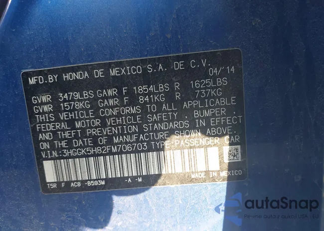 3HGGK5H82FM706703: 42999644