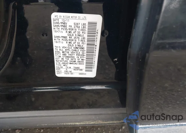 JN8AZ1MW6CW214883: 42999707