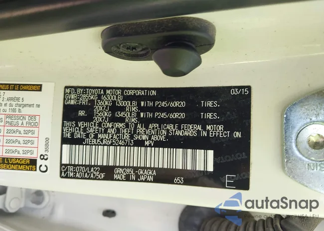 JTEBU5JR6F5246713: 42999739