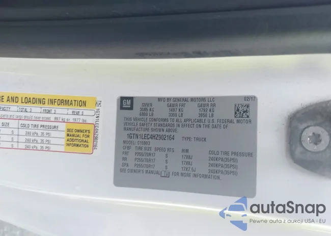 1GTN1LEC4HZ902164: 42999778