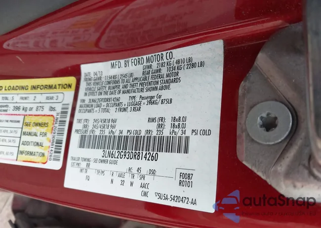 3LN6L2G93DR814260: 42998948