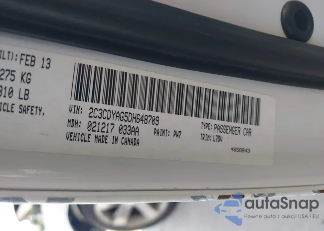 2C3CDYAG5DH648709: 42998975