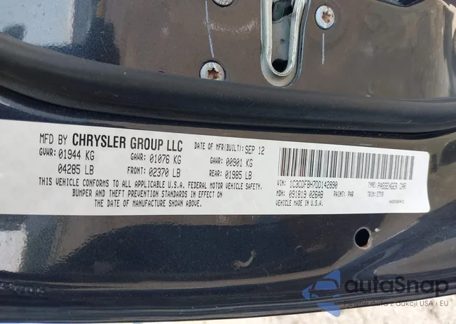 1C3CDFBH7DD142890: 42999050