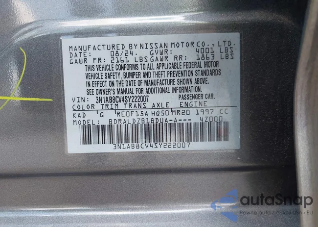 3N1AB8CV4SY222007: 42999109