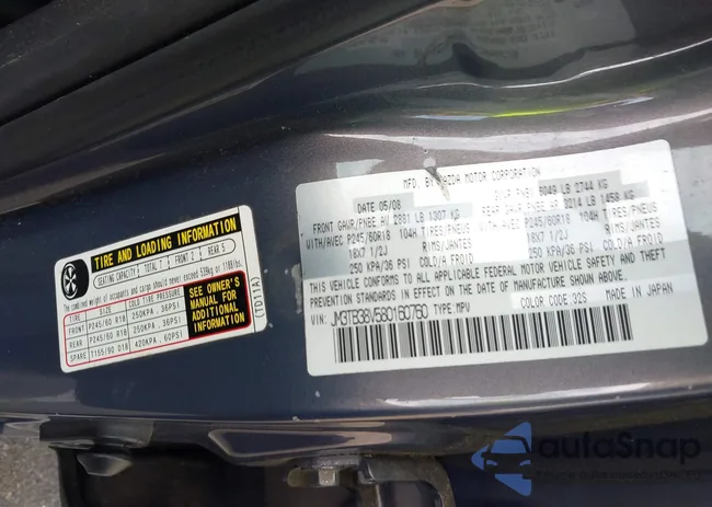 JM3TB38V580160760: 43000381