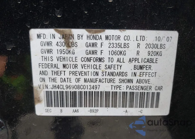 J84CL96908C013497: 43000824