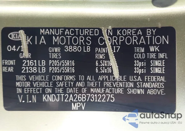 KNDJT2A26B7312275: 43000166