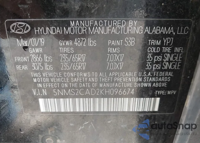 5NMS2CAD2KH096674: 43000177