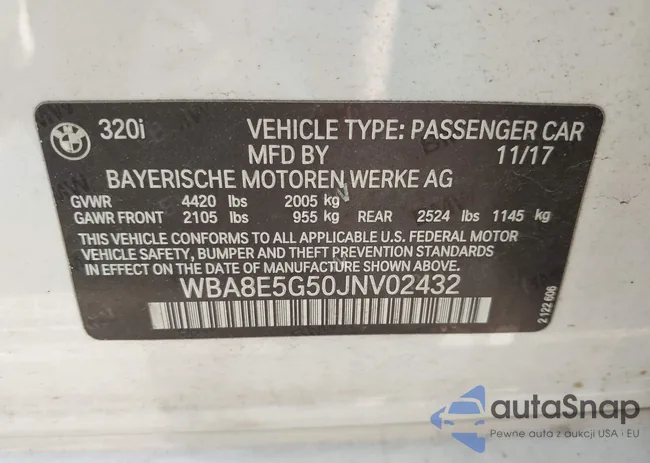 WBA8E5G50JNV02432: 43000215