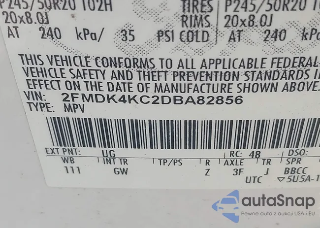2FMDK4KC2DBA82856: 43000331