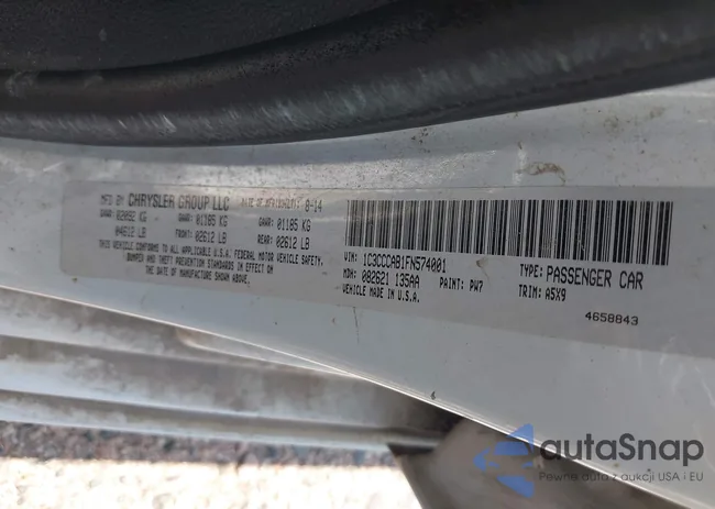 1C3CCCAB1FN574001: 43001668