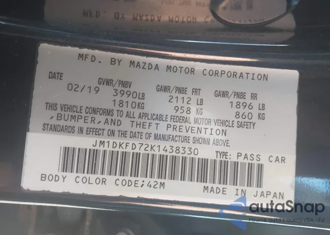 JM1DKFD72K1438330: 43001139