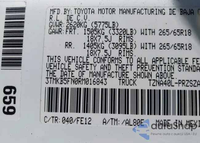 3TMKB5FN0RM016843: 43002364