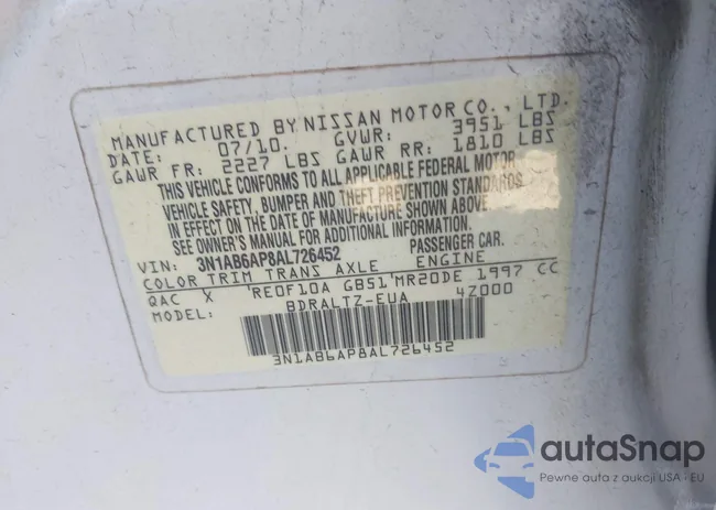 3N1AB6AP8AL726452: 43002403