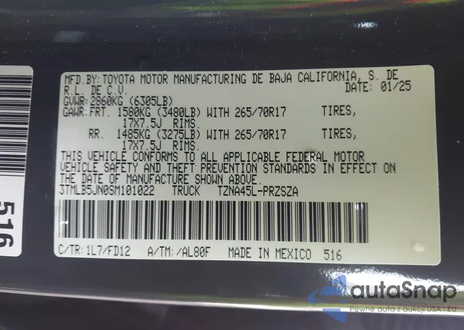 3TMLB5JN0SM101022: 43002418