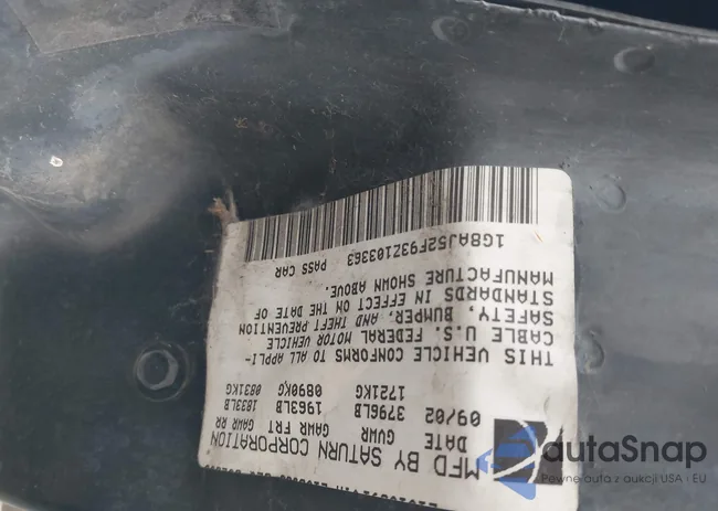 1G8AJ52F93Z103363: 43002460