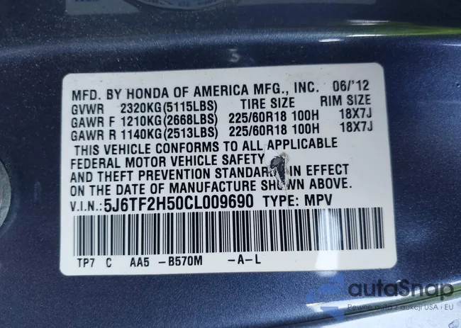 5J6TF2H50CL009690: 43002529