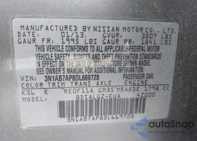 3N1AB7AP8DL669728: 43002553