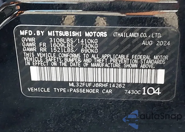 ML32FUFJ8RHF14262: 43002178