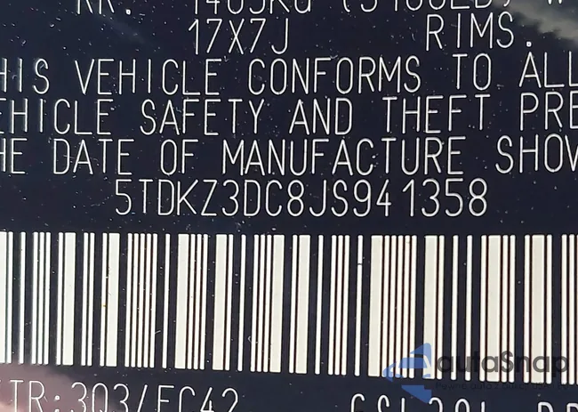 5TDKZ3DC8JS941358: 43003714