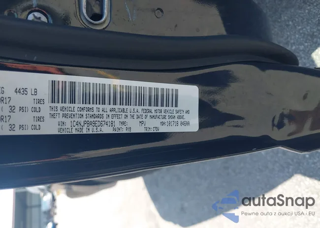 1C4NJPBA9ED674181: 43003729